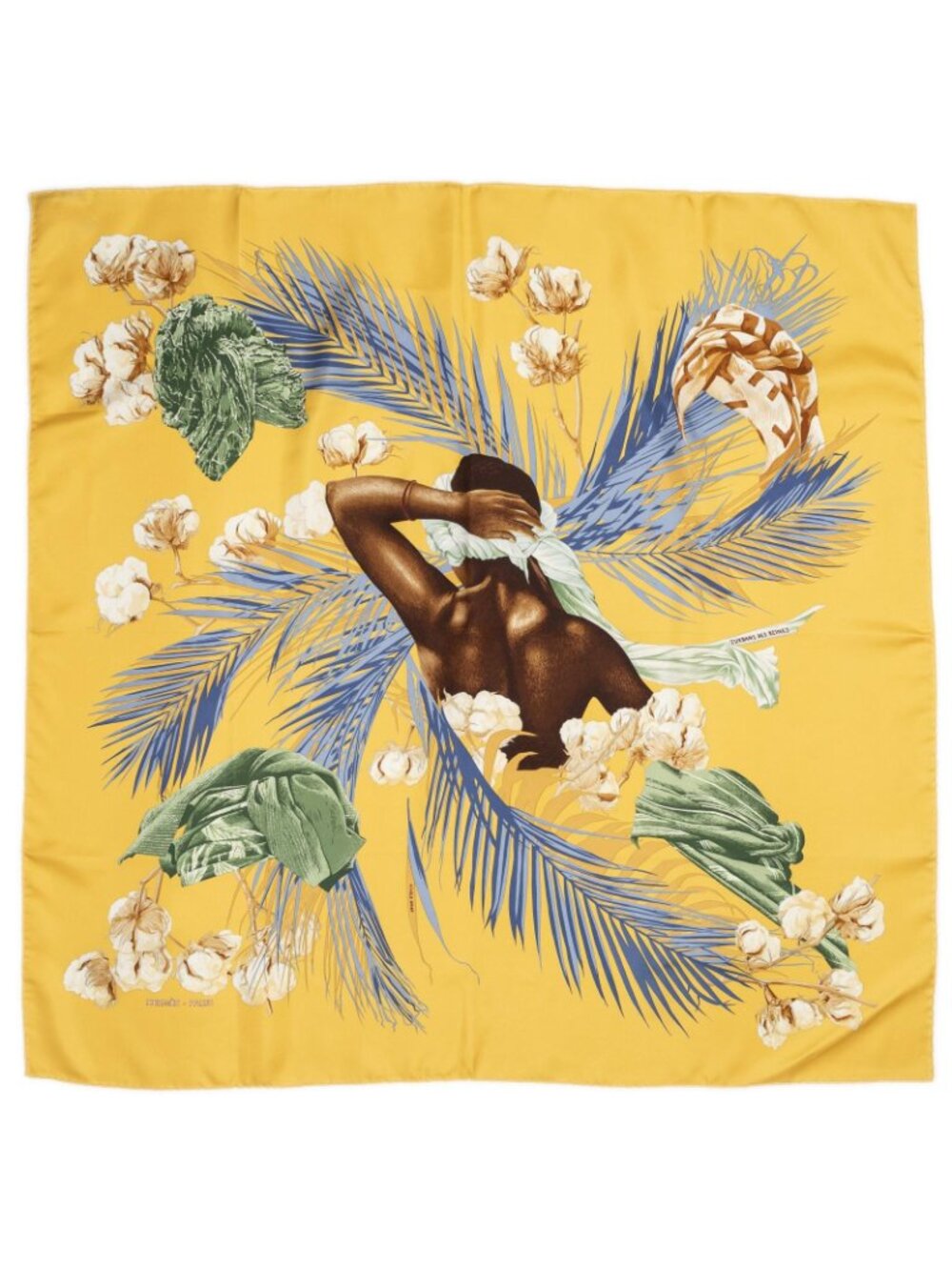 Hermes Scarf Yellow - Picture 2 of 5